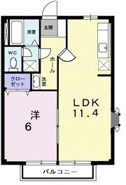 サニーフラットⅠの間取り画像
