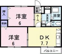 ASKA 高倉の間取り画像