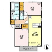 ベルネージュ A/Bの間取り画像
