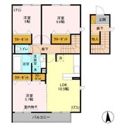 イーグレット Cの間取り画像