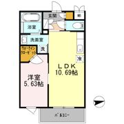 ナチュール浜田山の間取り画像