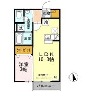 リビングタウン高松中央 A棟の間取り画像