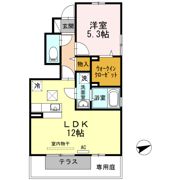 ミ シェール エクラの間取り画像