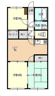 ユーミー和田山の間取り画像