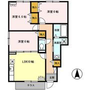 モダンコート広面 Bの間取り画像