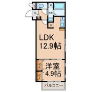 MOVE若宮の間取り画像