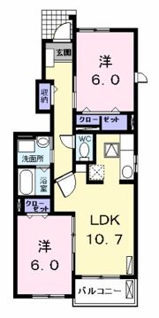 UH八剱町の間取り画像