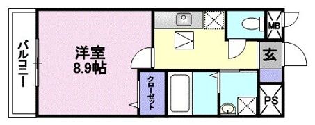 ヒラソル・ナツAの間取り画像