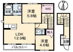 Primo Amore A棟の間取り画像