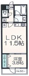 クリフビレッジG棟の間取り画像