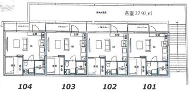 クリフビレッジF棟の間取り画像