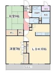 グレースマンション橋爪の間取り画像