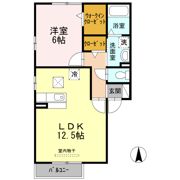 カサ フローレスⅡの間取り画像