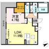 アンフィニときわの間取り画像