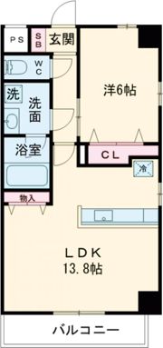コントレイルりんくう常滑の間取り画像