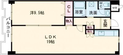 グランドパレス学園前の間取り画像