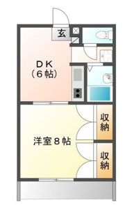 大崎壱番館の間取り画像
