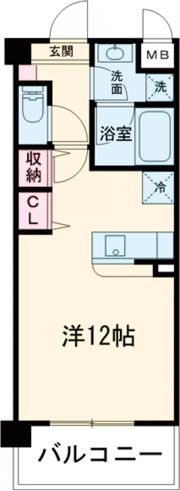 フランディルりんくうの間取り画像