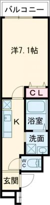 フジパレス堺中長尾の間取り画像