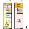 ブランドールの間取り画像