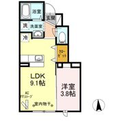 Dーroom浜田の間取り画像