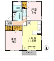 グランコートKの間取り画像