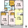 ファーストレジデンス都賀 参番館の間取り画像