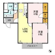 ハイカムール松園の間取り画像