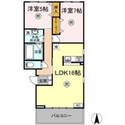 コート・ラベンダー北長瀬の間取り画像