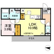 プランドール流川の間取り画像