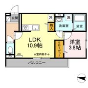 プランドール流川の間取り画像