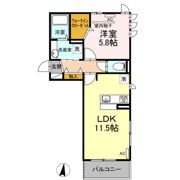 D-room那の川の間取り画像