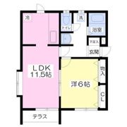 ラヴィールA棟の間取り画像