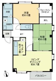フォブール西須賀の間取り画像