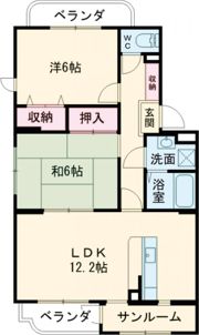 グランディール21の間取り画像