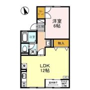 セジュール上小泉 Bの間取り画像