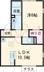 メゾン ピコ Aの間取り画像