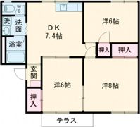 パストラル B棟の間取り画像