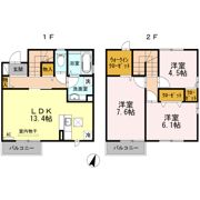 アンジュ A棟の間取り画像