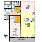 フルールの間取り画像