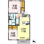 グレイシアの間取り画像