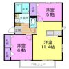 エバーグリーン Cの間取り画像