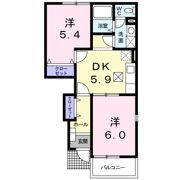 プライム アオヤマの間取り画像