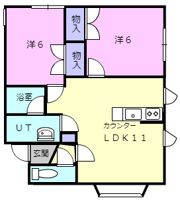 コーポプライスの間取り画像