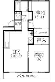 マンション大丸の間取り画像