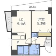 レジディア天神橋の間取り画像