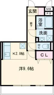 yukoto B棟の間取り画像