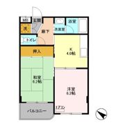 フロントアイランドハイツの間取り画像