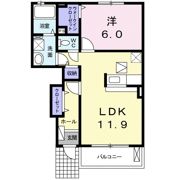 グランツみしまⅢの間取り画像