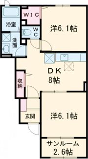 イースト 折尾瀬の間取り画像
